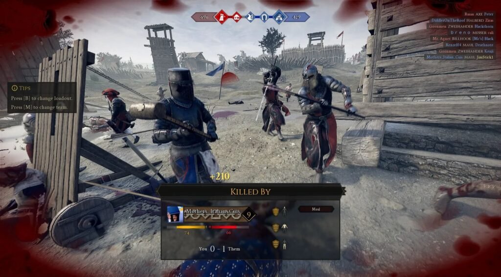 Mordhau videogame action screenshot